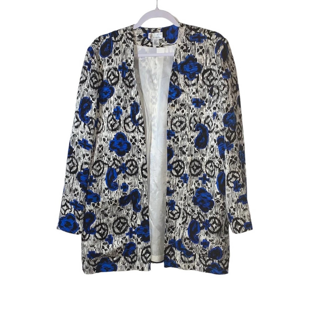 Silks by St. Gillian Vintage  open jacket sz 10